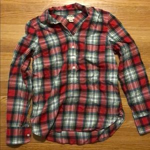 Plaid JCrew factory pullover